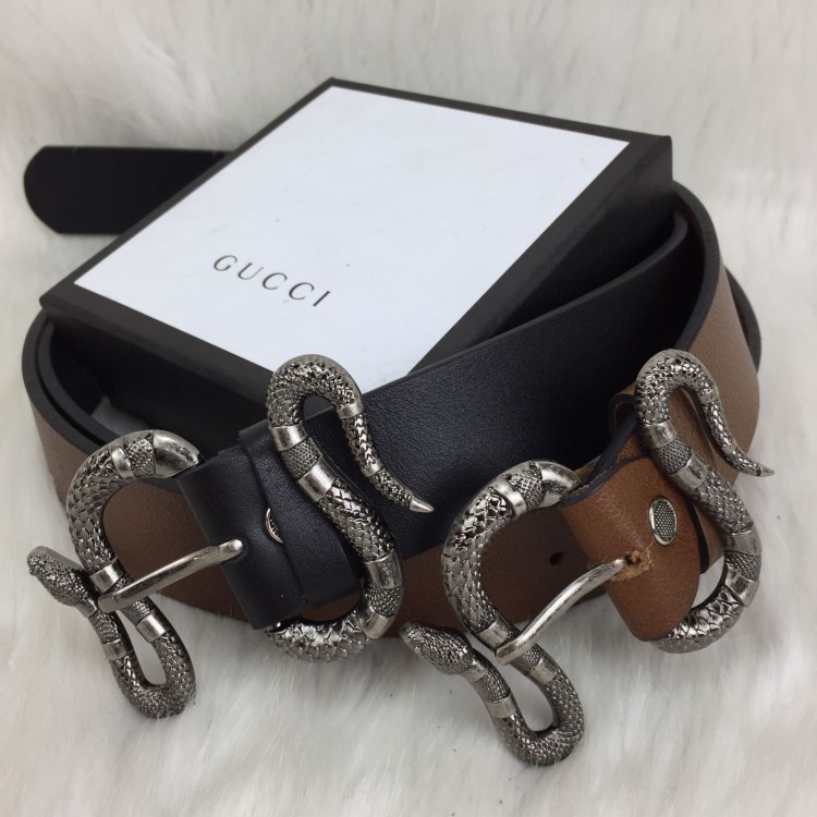 GUCCİ BELT GUMUS SNAKE